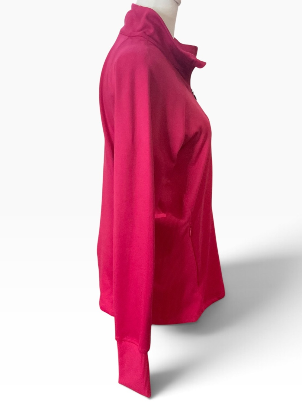 Freely Women's Raspberry Pink Full-Zip Athletic Jacket - Picture 2 of 7